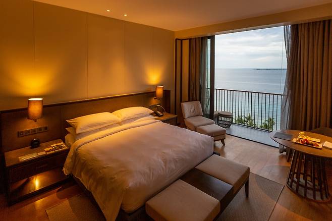 바다를 한 품에 안을 수 있는 객실