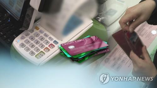 카드결제 (CG) [연합뉴스TV 제공]