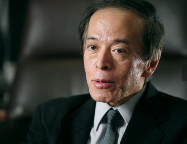 우에다 가즈오 전 일본은행 심의위원.  아사히신문 제공
