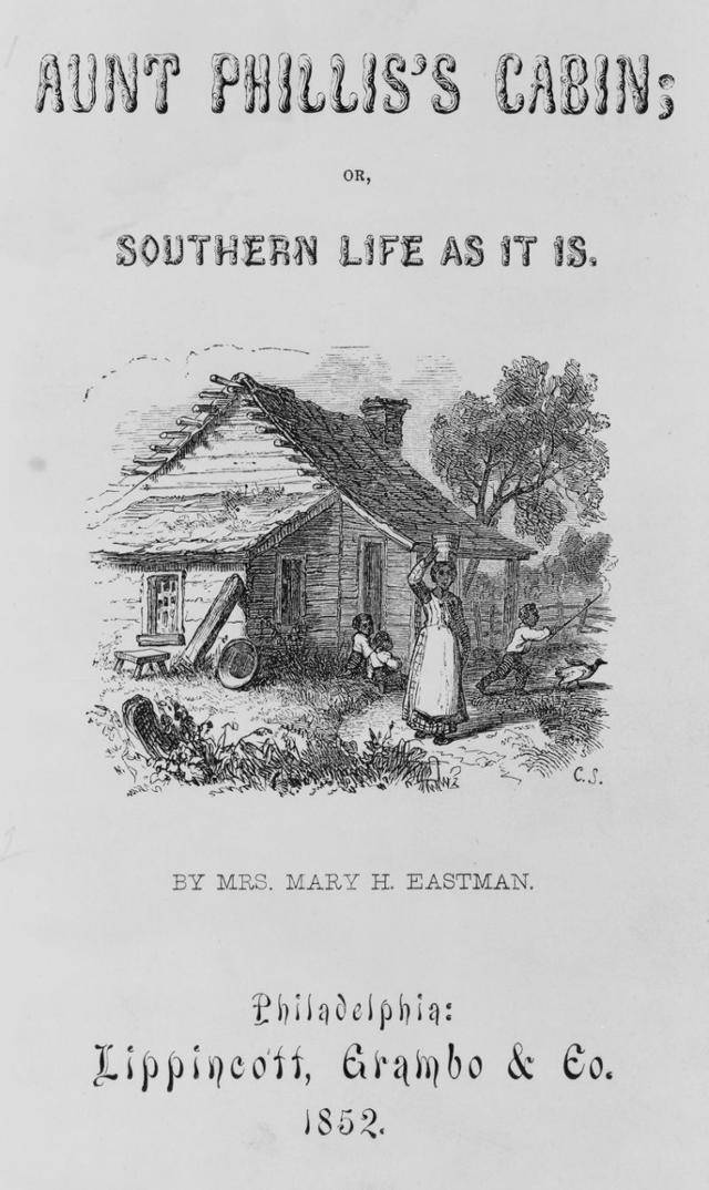 '안티 톰' 소설의 하나인 '필리스 아줌마의 오두막집' 표지. 위키피디아