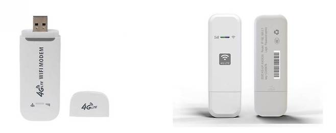 USB 동글 형태의 LTE 무선 모뎀 (출처=알리익스프레스 홈페이지)