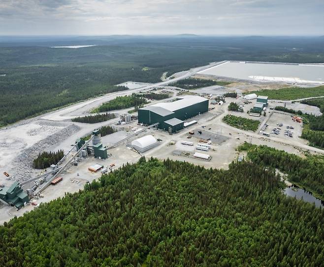 캐나다 퀘벡 피드몬트리튬 광산./사진=LG화학
