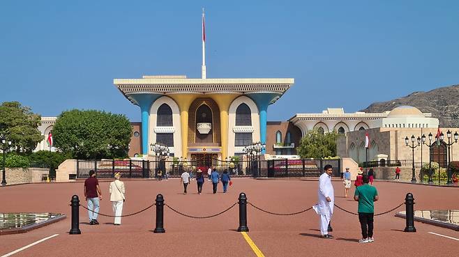 무스카트 왕궁의 모습