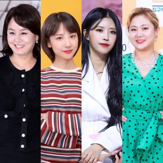 이경실(왼쪽부터) 김민아 미주 박나래 /사진=스타뉴스, SM C&C, 울림엔터테인먼트, CJ ENM
