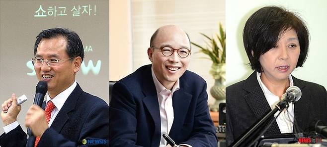 [서울=뉴시스] KT 차기 대표 경쟁에 지원서를 낸 김기열 KTF 부사장, 남규택 전 KT 부사장, 송정희 전 KT 부사장. (사진=뉴시스DB, KT) *재판매 및 DB 금지