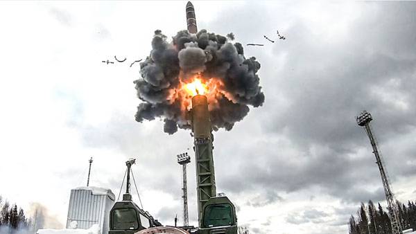 2022년 2월 러시아 캄차카 반도에서 진행된 RS-24 발사시험 장면 [자료사진 제공 : 연합뉴스]