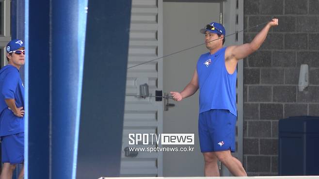 ▲ 순조로운 재활을 이어가고 있는 토론토 블루제이스 류현진.