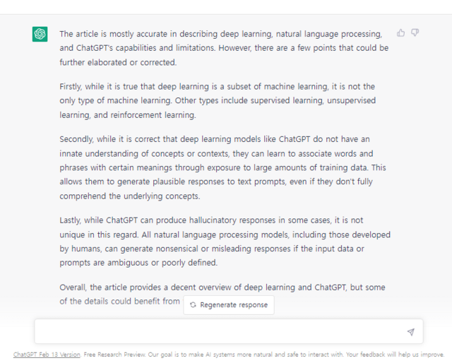 4단계 문서요약·작문·코딩 등 다양한 방면에서 도움을 받을 수 있습니다. 챗GPT에게 이 기사의 정확도를 평가해달라고 물었더니 “대체로 정확하지만, 몇가지는 보완이 필요하다”는 답을 받았습니다.