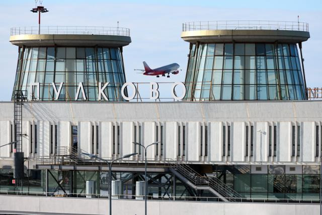 러시아 상트페테르부르크의 풀코보 공항 전경. 상트페테르부르크=타스 연합뉴스