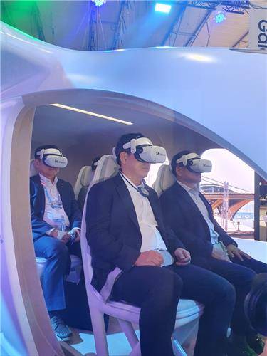 SKT의 미래 항공교통 가상체험 [촬영 조성미]