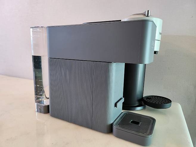 동서식품이 출시한 카누 바리스타 브리즈 캡슐커피 머신/사진=김아름 기자 armijjang@