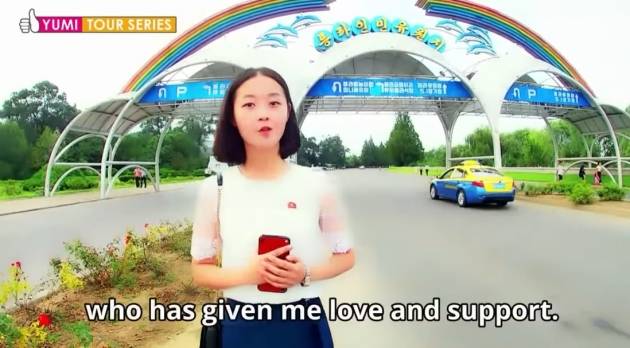 /사진=북한 유튜버 유미의 'Olivia Natasha- YuMi Space DPRK daily' 영상 캡처