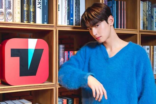 가수 겸 배우 차은우. 티빙