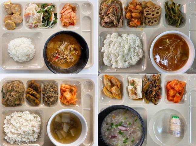 인천대 100원 학식. [인천대 제공]