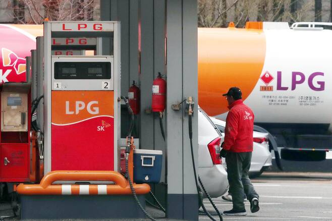 LPG 차량 충전소 자료사진./뉴스1