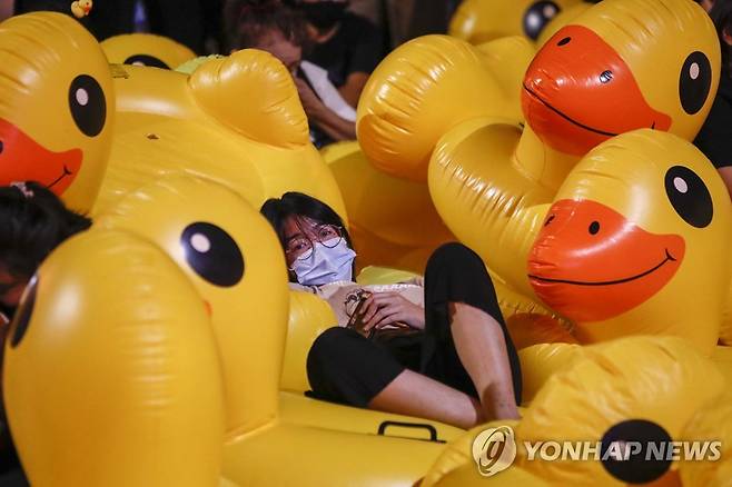 2020년 태국 반정부 시위 [EPA 연합뉴스 자료사진. 재판매 및 DB 금지]