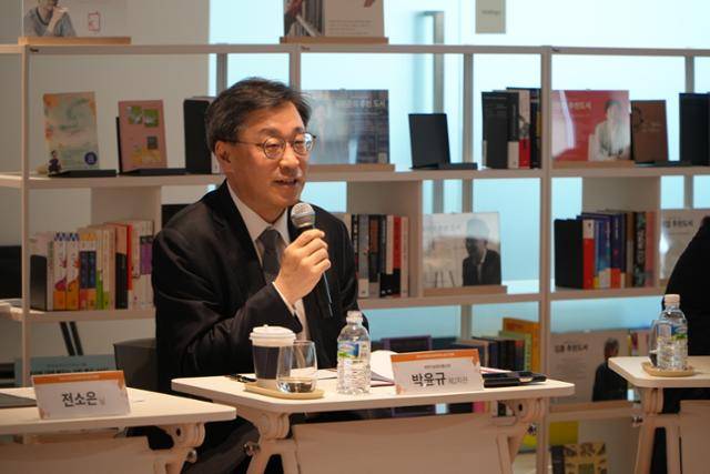 박윤규 과학기술정보통신부 제2차관이 9일 사이버보안 위협 증가 대응 방안을 찾기 위한 토론회에 참석해 발언하고 있다. 과학기술정보통신부 제공