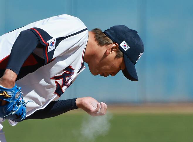 ▲WBC 대표팀 김광현. ⓒ연합뉴스