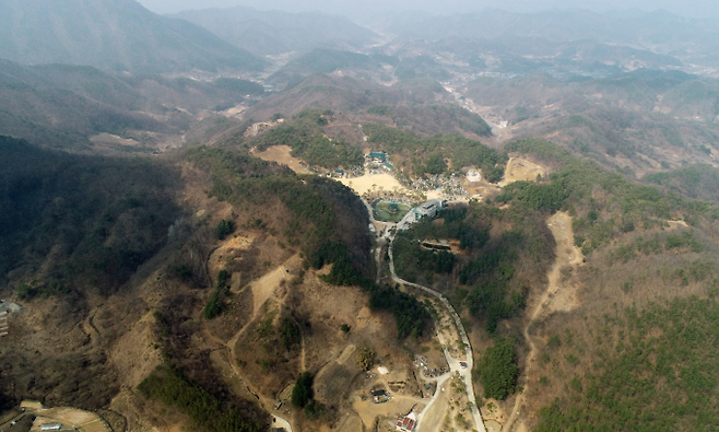 월명동 수련원 전경.&nbsp; &nbsp;사진=박효상 기자