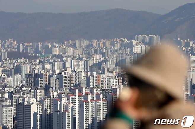 도심의 아파트 단지 모습. (자료사진) 2023.1.3/뉴스1 ⓒ News1 이승배 기자