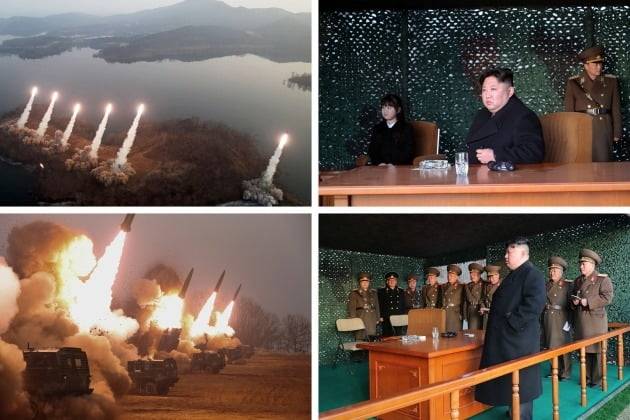 북한 김정은이 지난 9일 서부지구 화성포병부대를 찾아 탄도미사일 발사 훈련을 현지지도 했다고 노동신문이 보도했다. 이날 발사 현장에 김정은의 딸 김주애가 동행했다. 뉴스1