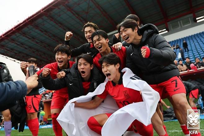 한국 U20 대표팀(대한축구협회 제공)