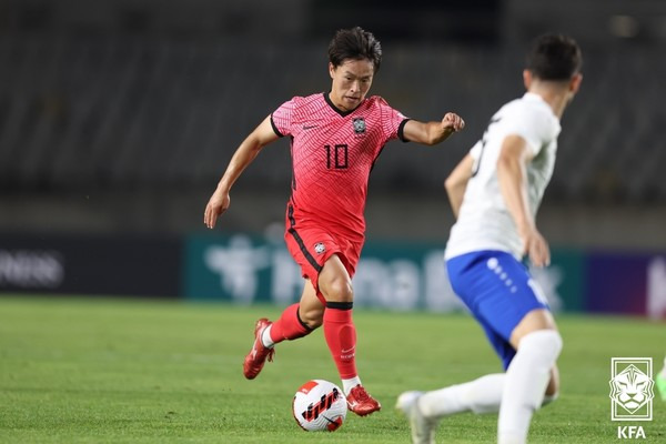 고영준(한국 올림픽 대표팀). 대한축구협회 제공