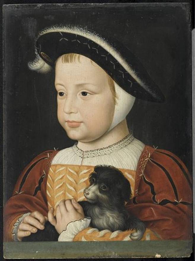 “누난 내 여자니까, 너는 내 여자니까~~”.  앙리 2세의 어린 시절. 이때 디안 드 푸아티에와 처음 만났을 것으로 추정된다. 화가 장 클루에가 그린 1520년대 작품. <사진 출처=위키피디아>