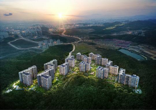 e편한세상 동탄 파크아너스 조감도(이미지=DL이앤씨)