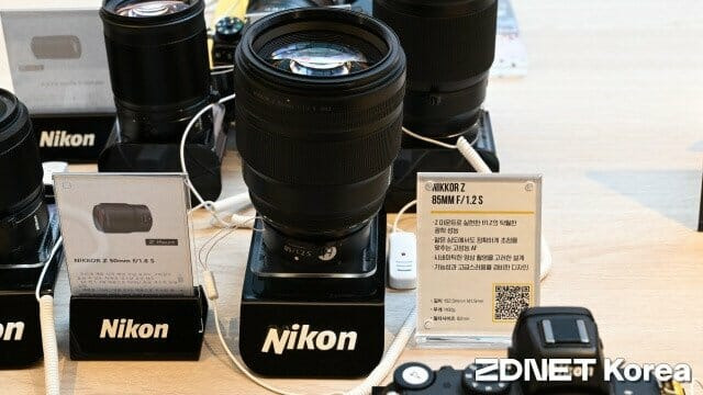 니코르 Z 85mm f/1.2 S 렌즈. (사진=지디넷코리아)