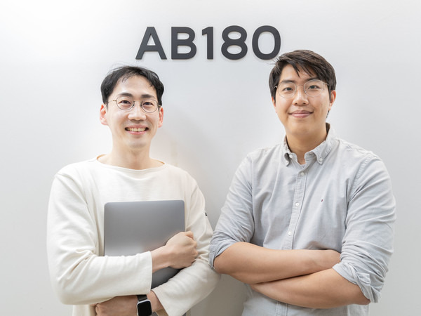 정헌재 AB180 CTO(왼쪽), 남성필 AB180 대표. [AB180 제공]