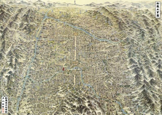 신라왕경 360방 복원도.