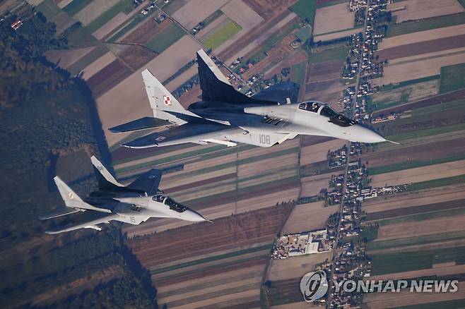 미그 29기 [AFP 연합뉴스 자료사진. 재판매 및 DB 금지]