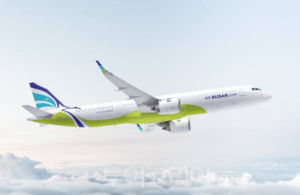 에어부산 A321neoLR 항공기