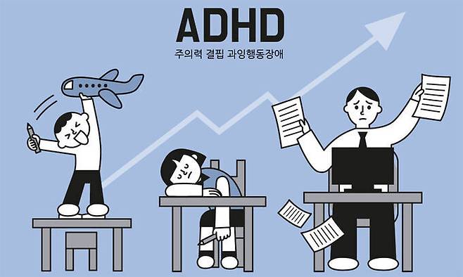 주의력 결핍 과잉행동 장애(ADHD). 게티이미지뱅크