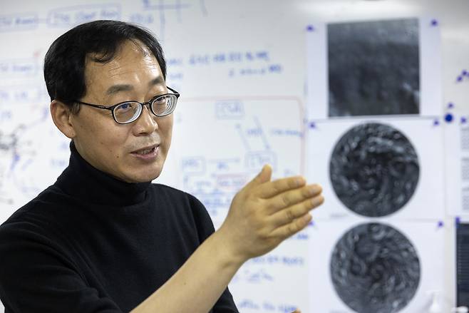 한국항공우주연구원 달탐사사업단의 조영호 임무운영팀장. ⓒ시사IN 조남진