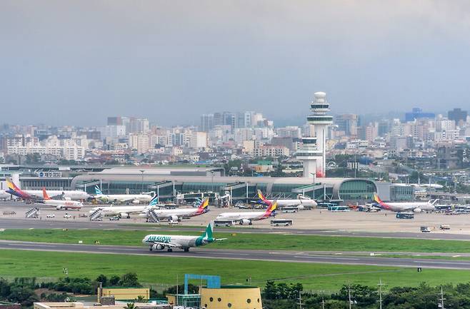 제주도 제주시에 있는 제주국제공항. 게티이미지뱅크