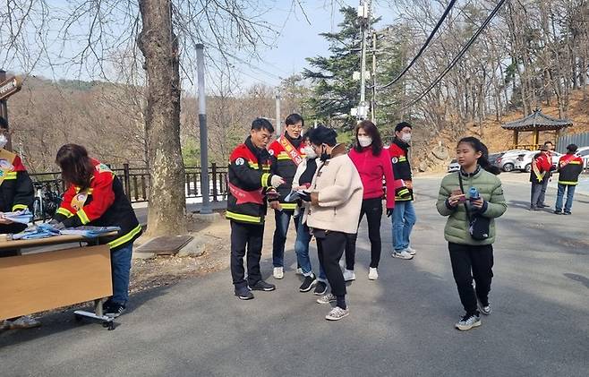 [대전=뉴시스] 대전시 산불예방 캠페인.  *재판매 및 DB 금지