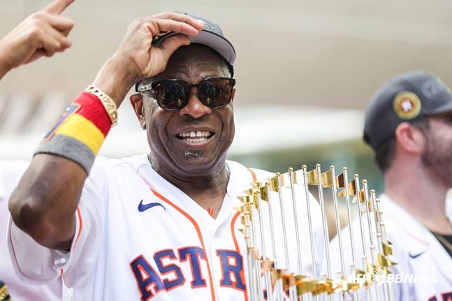 더스티 베이커 휴스턴 감독. /AFPBBNews=뉴스1