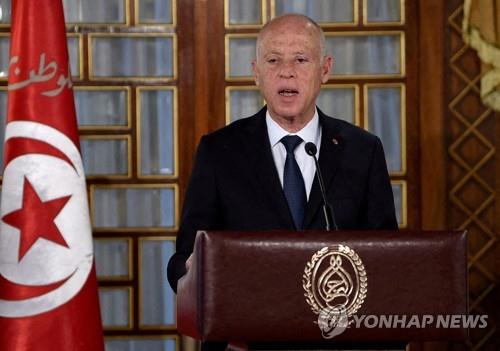 키이스 사이에드 튀니지 대통령 [로이터 연합뉴스 자료사진, 재판매 및 DB 금지]