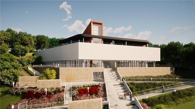 부산민주공원 부속 사료관 조감도 부산시 제공