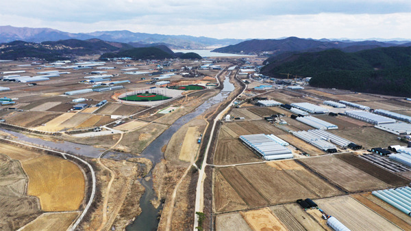 지난 15일 대규모 시스템 반도체 국가산업단지로 지정된 경기도 용인시 처인구 남사읍 일대 모습. [사진 = 연합뉴스]