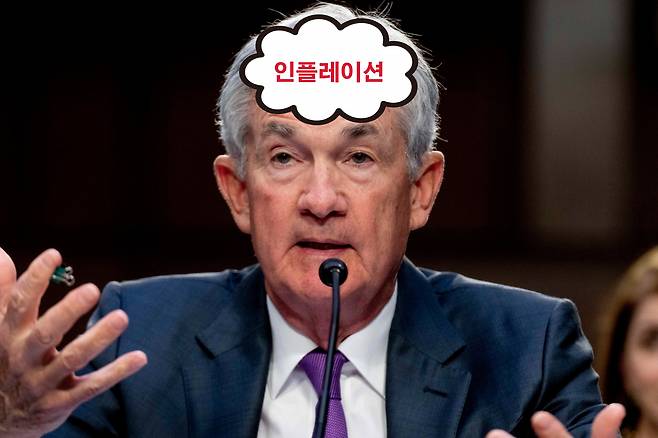 제롬 파월 미 연방준비제도(Fed·연준) 의장의 모습. [AP]