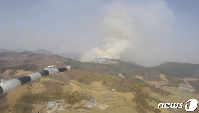 충청남도 서천군 마산면 요곡리 일원 산불.