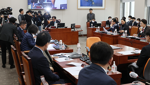 국회 교육위원회 전체회의 [사진 제공: 연합뉴스]