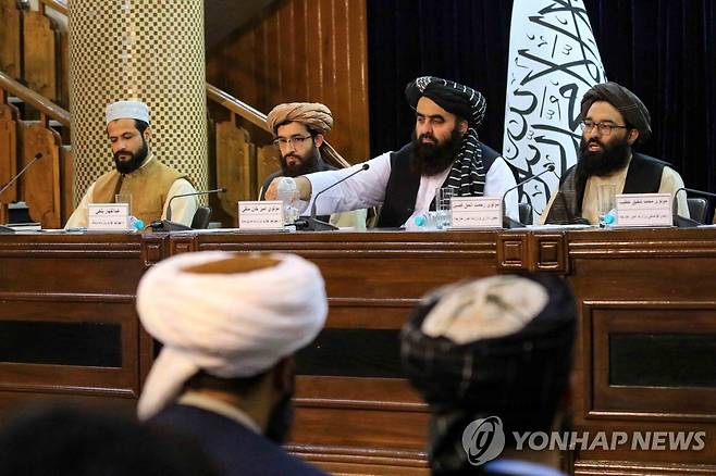 아프간에서 집권한 탈레반 [EPA 연합뉴스 자료사진. 재판매 및 DB 금지]