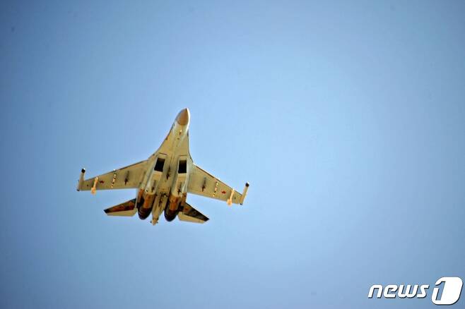 러시아 수호이(Su)-35' 제트전투기 ⓒ AFP=뉴스1 ⓒ News1 최서윤 기자