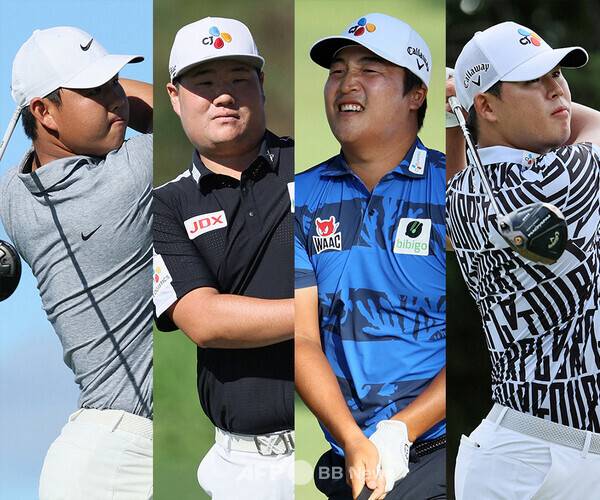 2023년 월드골프챔피언십(WGC) 델 테크놀로지 매치플레이에 출전하는 김주형, 임성재, 이경훈, 김시우 프로. 사진제공=ⓒAFPBBNews = News1