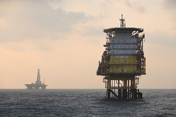 Gas field in the East Sea [Photo provided by Korea National Oil Corporation]