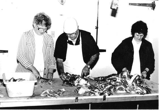 오스틴 할아버지가 운영하는 정육점  사진 오스틴